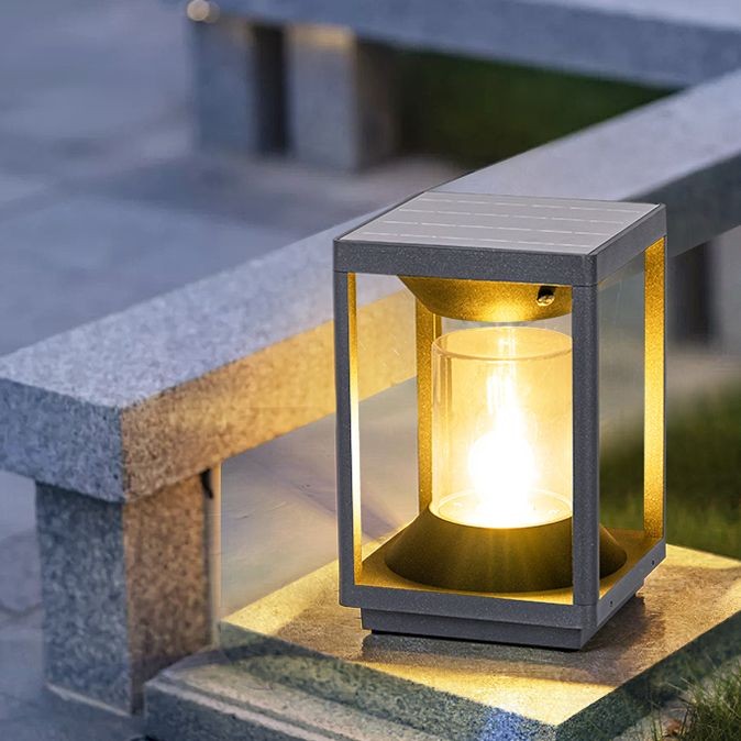 YD83-Metal Rectangle Shape Outdoor Light Modern Style 