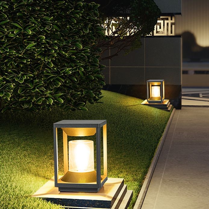 YD83-Metal Rectangle Shape Outdoor Light Modern Style 