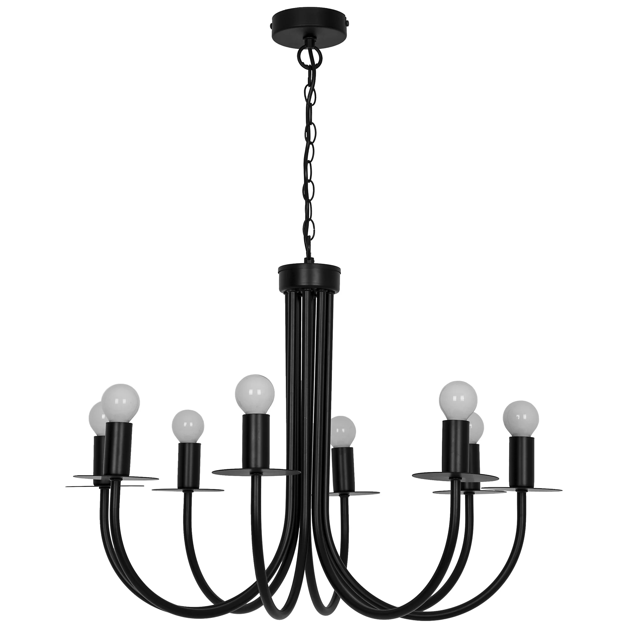 Modern simple bulb chandelier