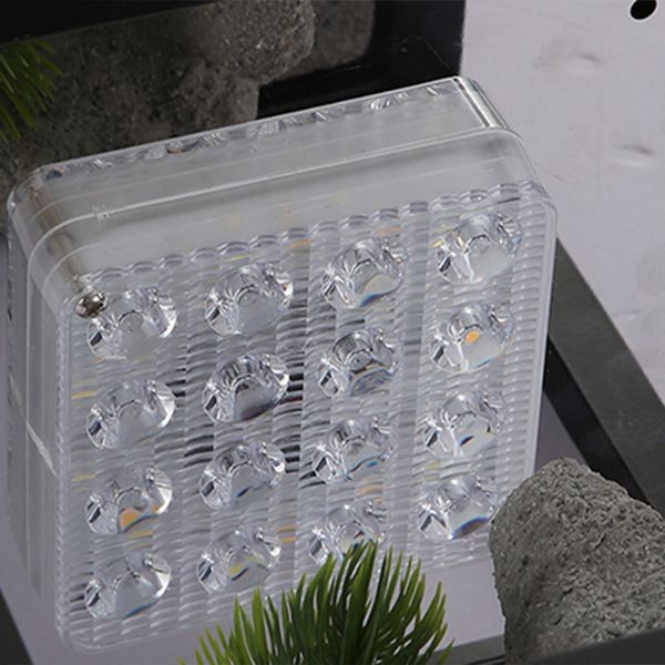 YD89-Nordic Style Aluminum Outdoor Light Square Shape