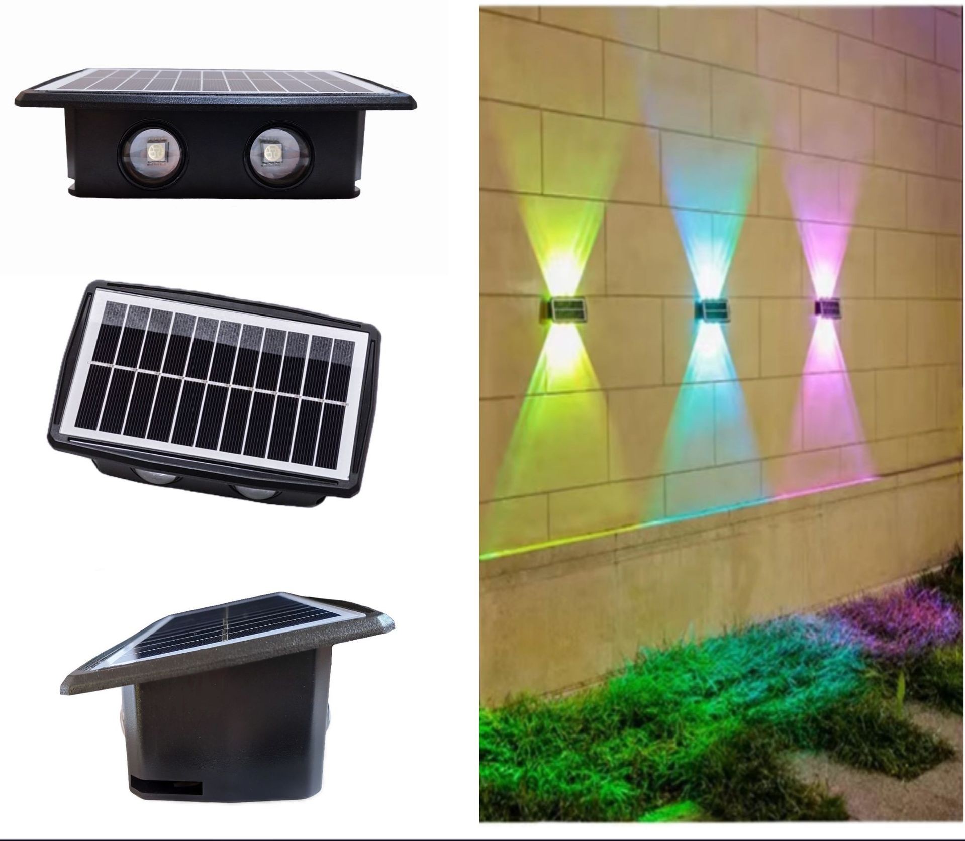 YD84-Outdoor Solar Wall Light Waterproof Long Lifespan 2835 Leds Low Price