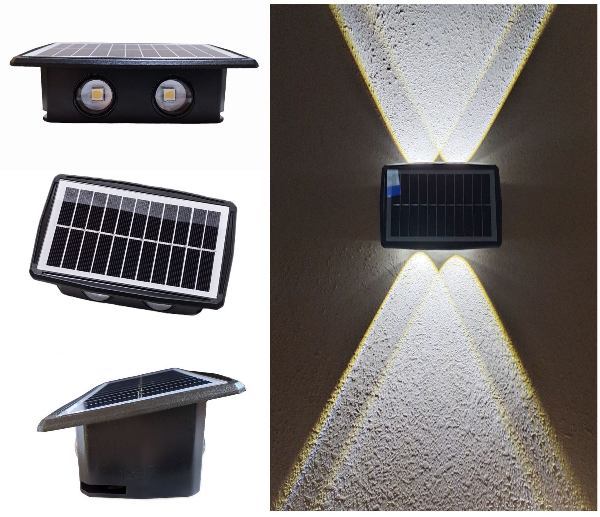 YD84-Outdoor Solar Wall Light Waterproof Long Lifespan 2835 Leds Low Price