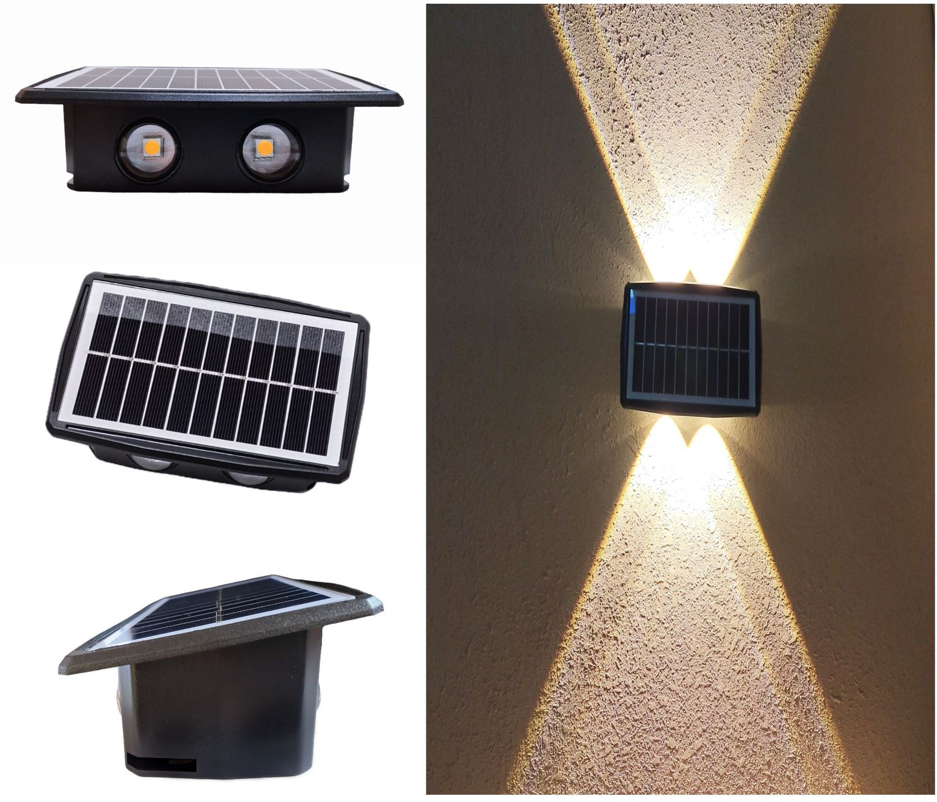 YD84-Outdoor Solar Wall Light Waterproof Long Lifespan 2835 Leds Low Price