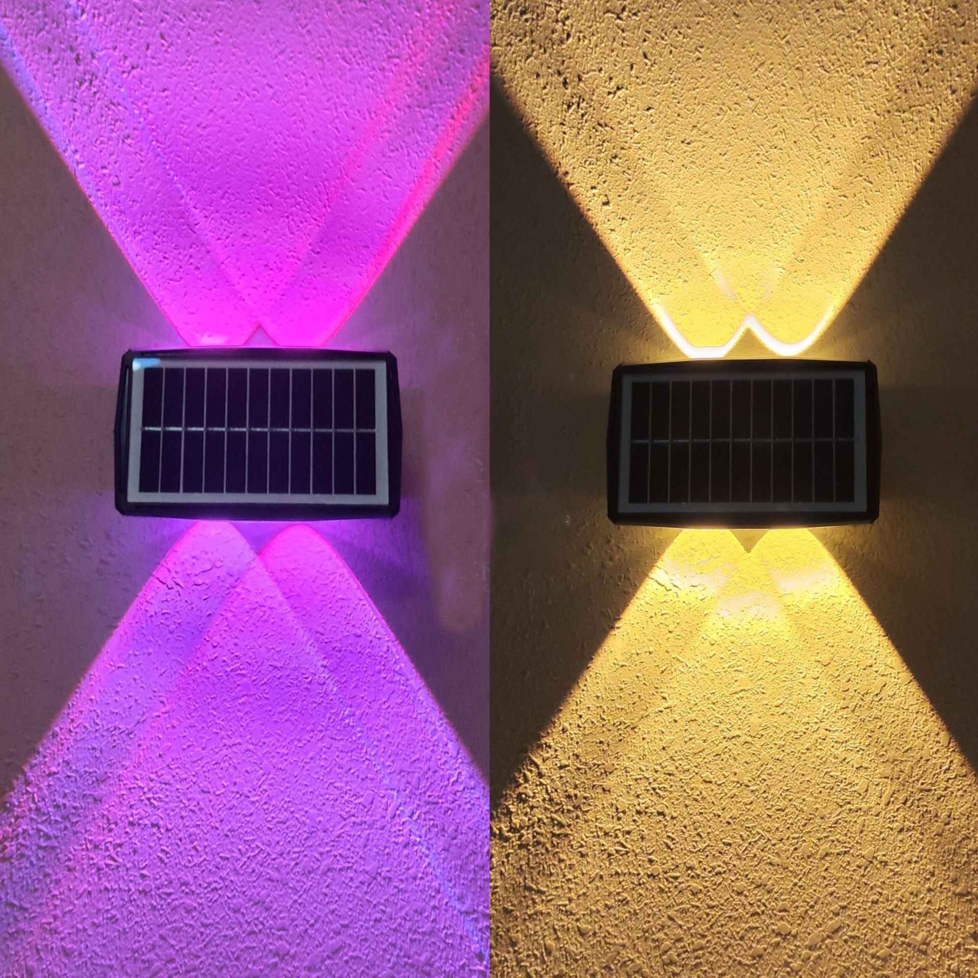 YD84-Outdoor Solar Wall Light Waterproof Long Lifespan 2835 Leds Low Price