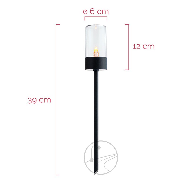 YD64-Wine Glass Solar Floor Light Outdoor Waterproof Garden Light