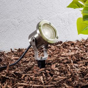 YD173-Outdoor spotlight made of stainless steel with optional ground spike