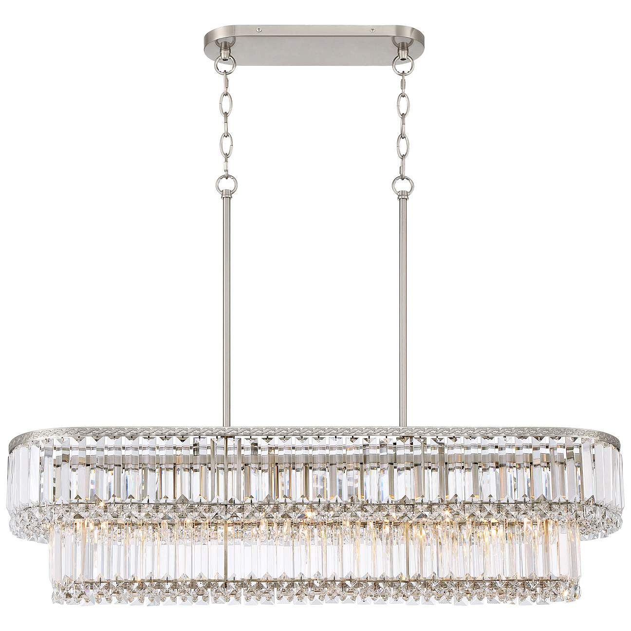 Oval traditional gorgeous K9 crystal chandelier