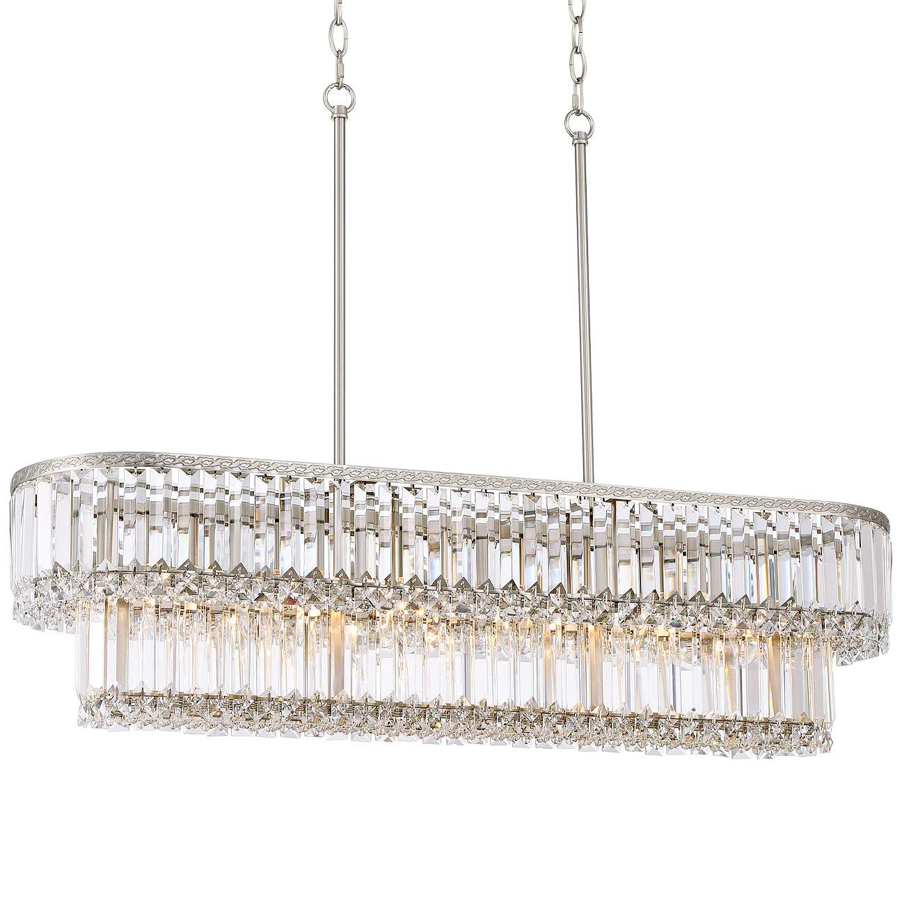 Oval traditional gorgeous K9 crystal chandelier