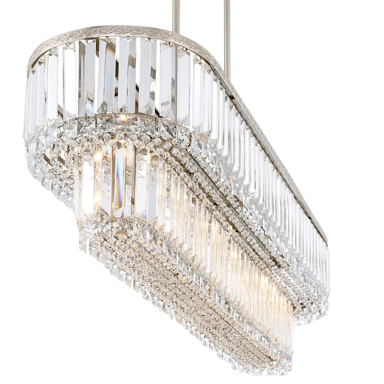 Oval traditional gorgeous K9 crystal chandelier