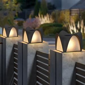 YD90-Plastic Solar Energy Pillar Light LED Waterproof 