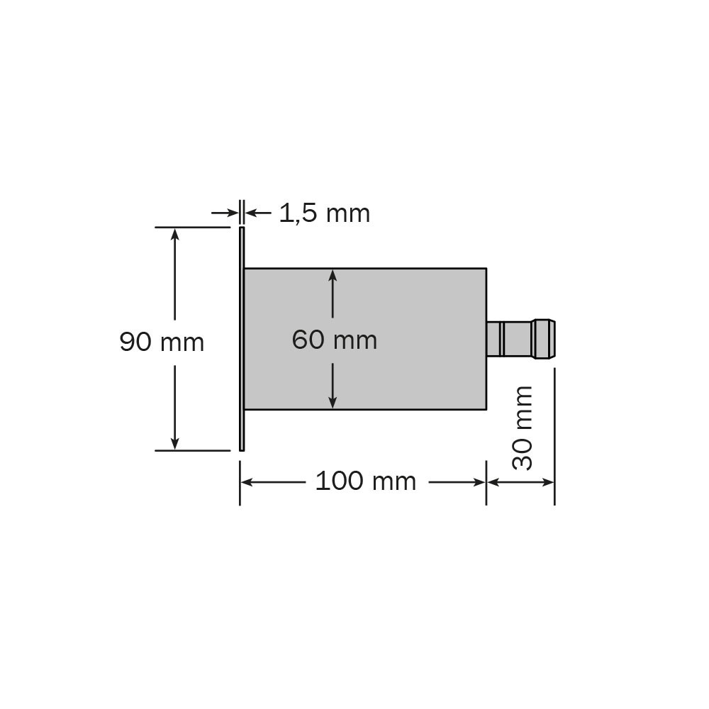 YD18-Pool and pond spotlight made of stainless steel 12 V beam angle 40°