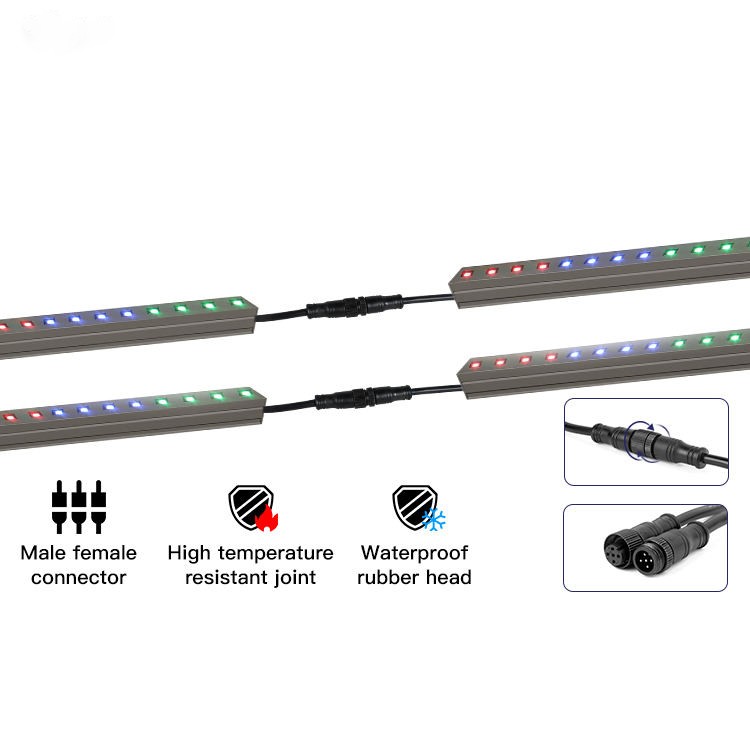 YD49-Waterproof 12w 15w Professional RGB Connectable LED Linear Facade Light