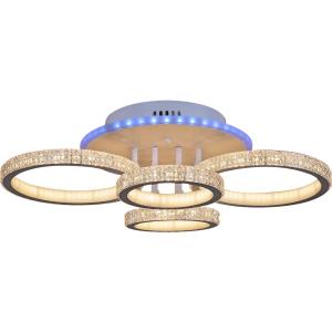 RGB double-sided luminous 4-circle ceiling light