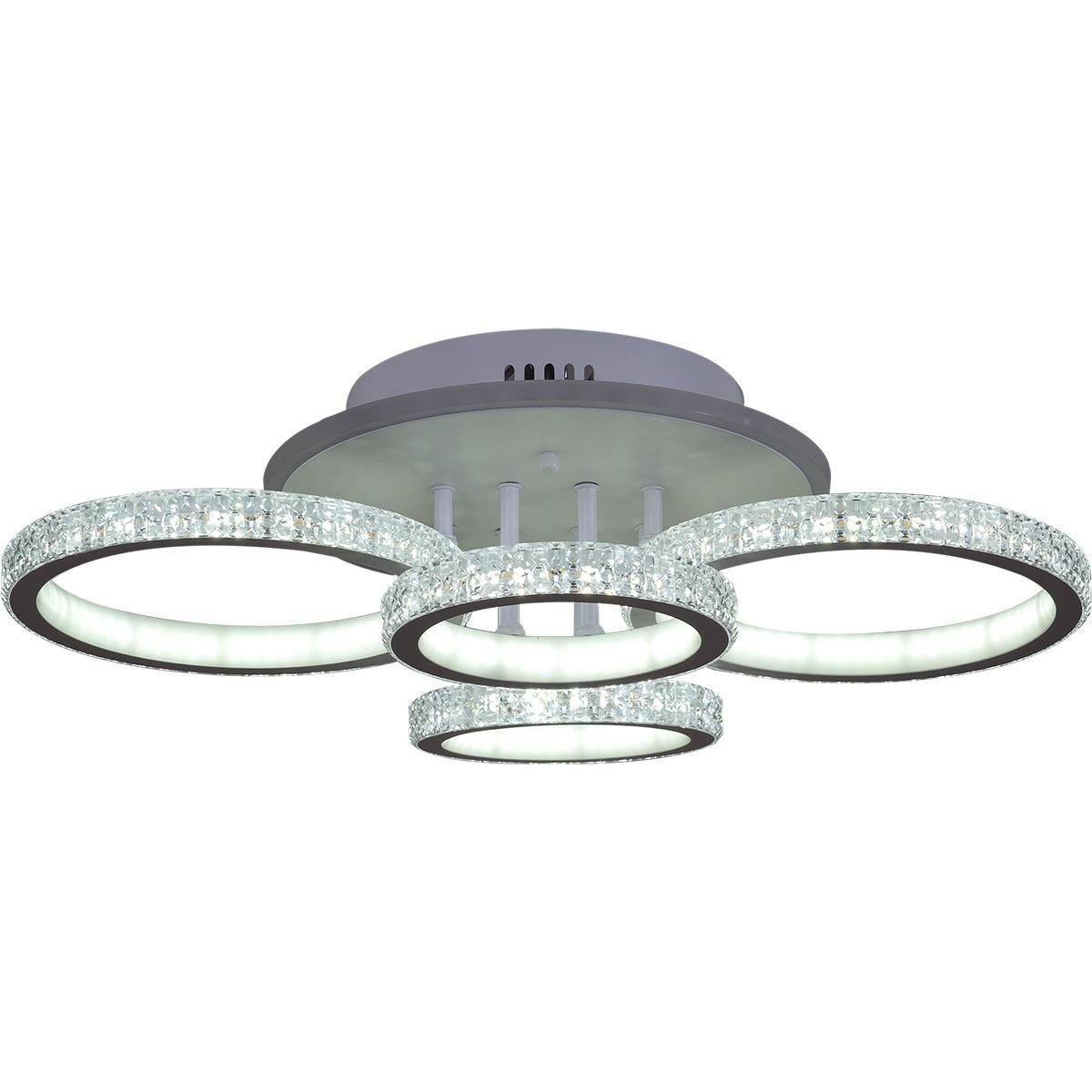 RGB double-sided luminous 4-circle ceiling light