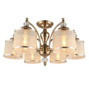 Retro light luxury textile ceiling lamp