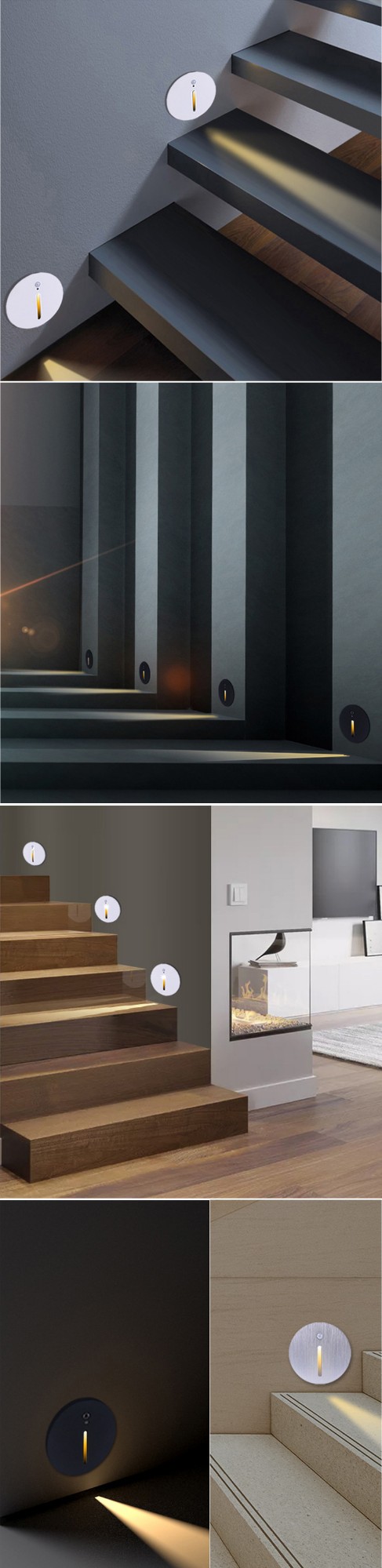 YD66-Switch Control, Sensor control,Motion Sensor LED Stair Lamp