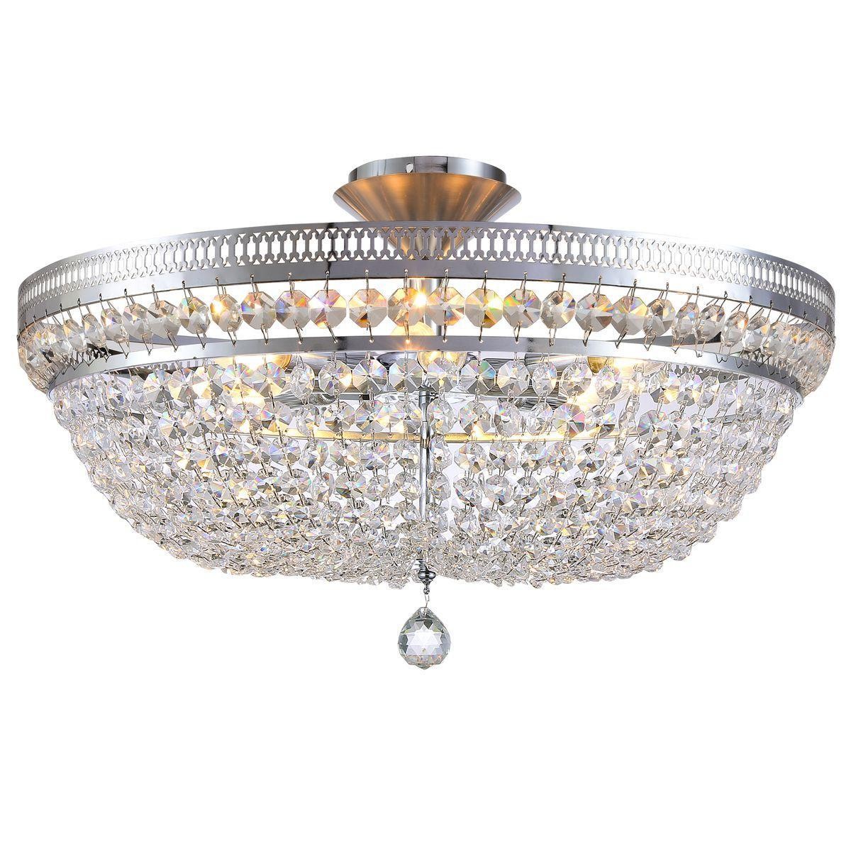 Simple K9 crystal ceiling lamp