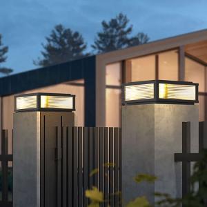 YD78-Contemporary LED Pillar Light Simple Solar Lighting