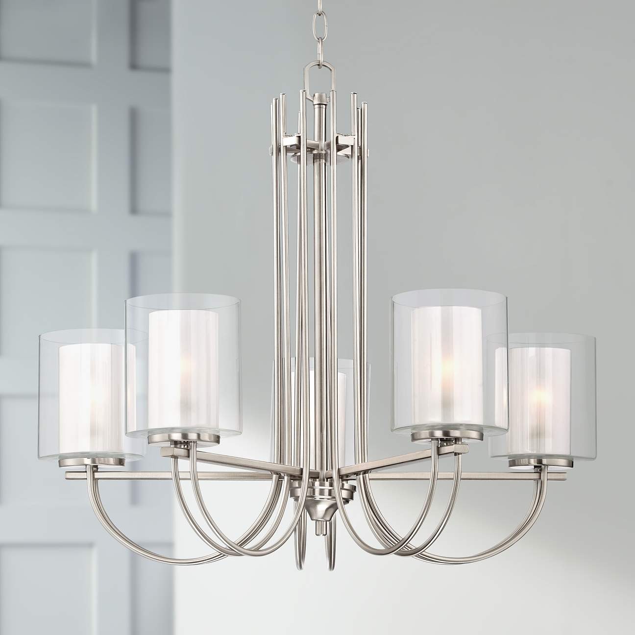 Simple modern chandelier