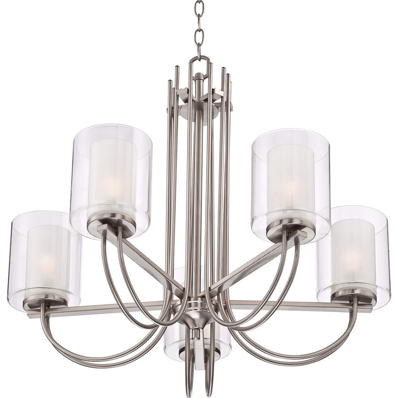 Simple modern chandelier