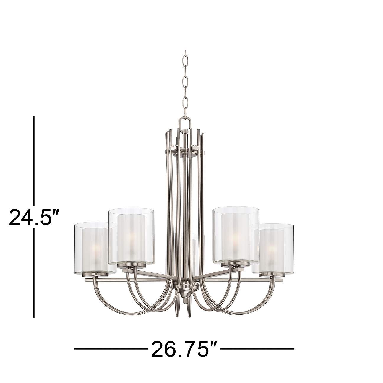 Simple modern chandelier