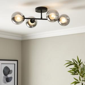 Smoky gray magic bean ceiling lamp