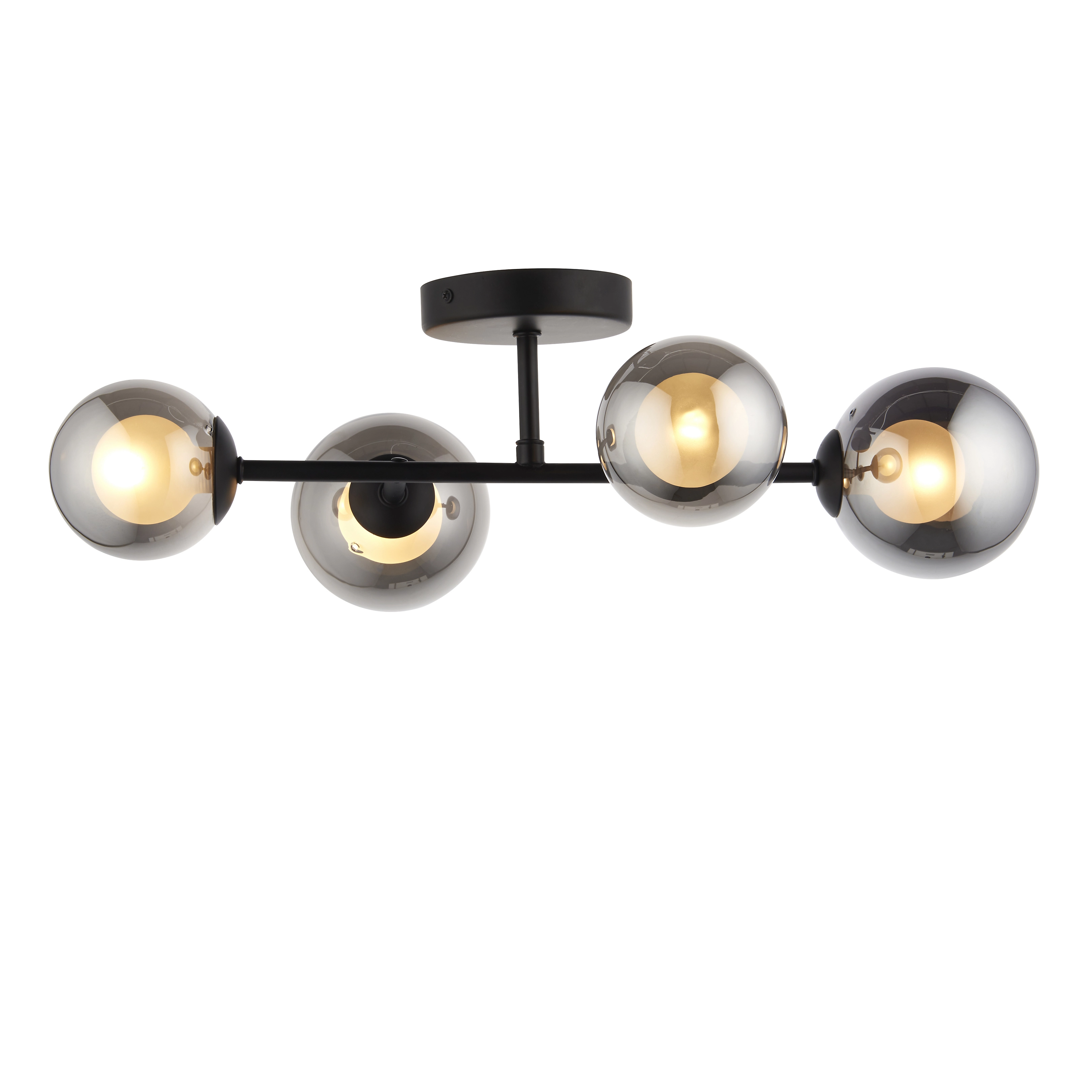 Smoky gray magic bean ceiling lamp