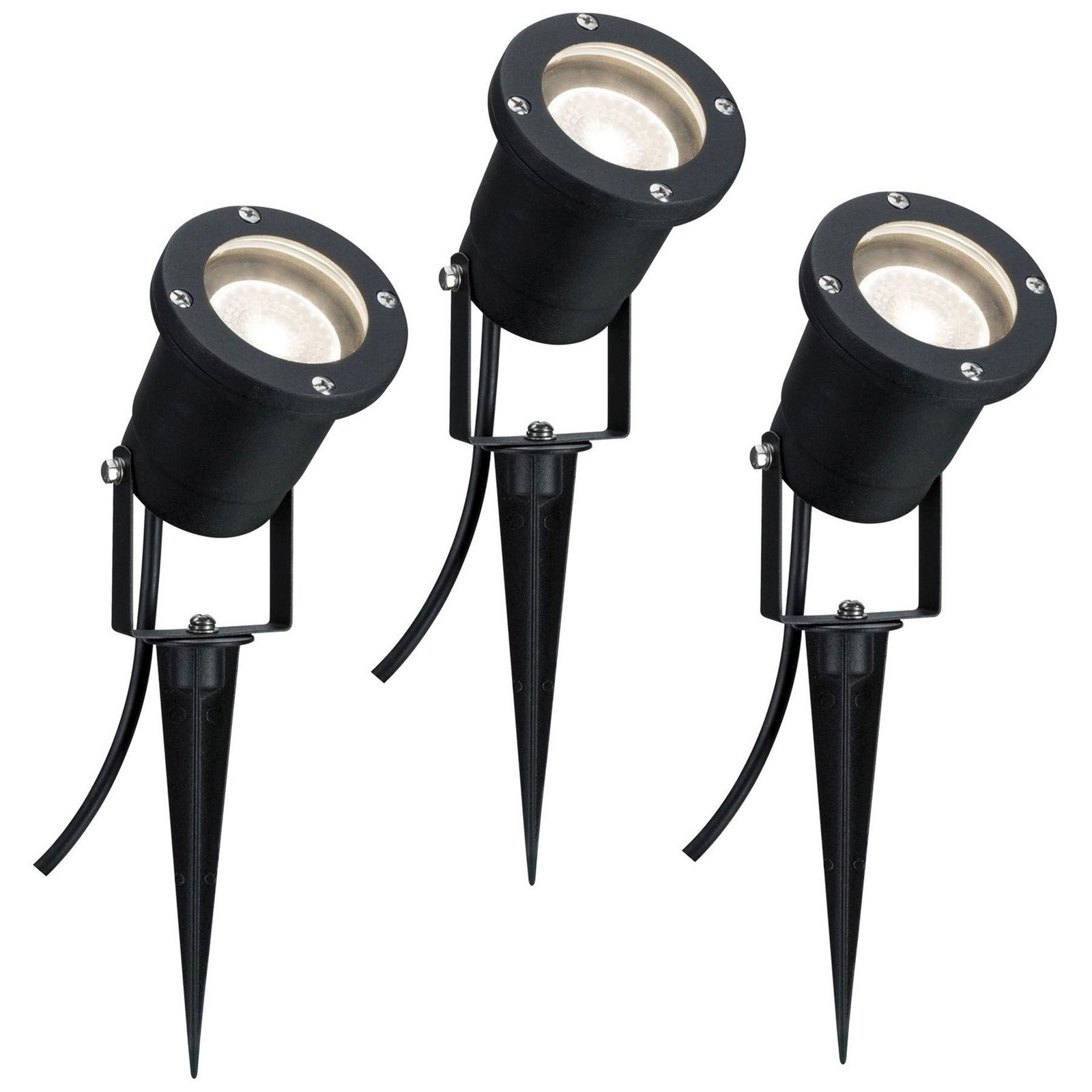 YD99-LED Floor Nail Spotlight Practical 3-Piece Set