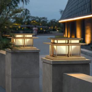 YD86-Modern Pillar Lamp Stainless Steel Outdoor Waterproof