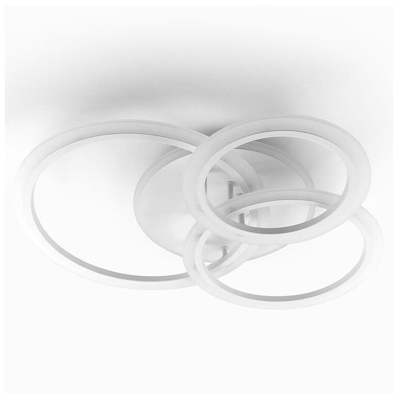 Three-ring acrylic ceiling light