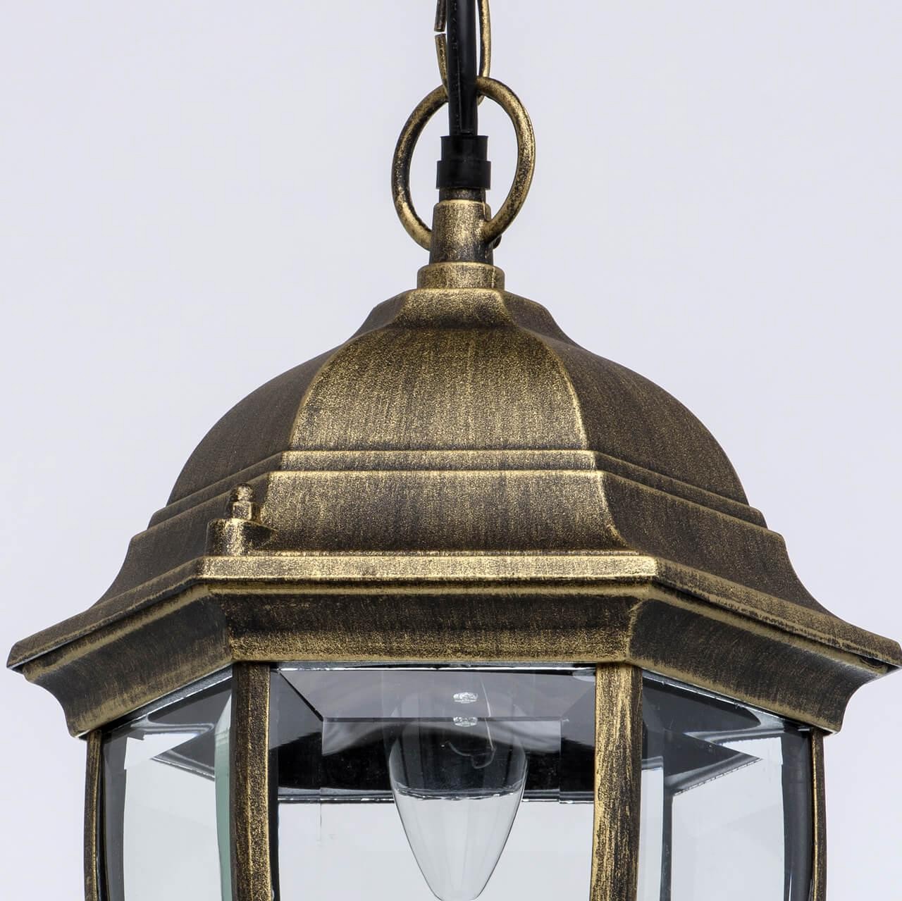 YD131-Vintage bronze octagonal diamond waterproof chandelier