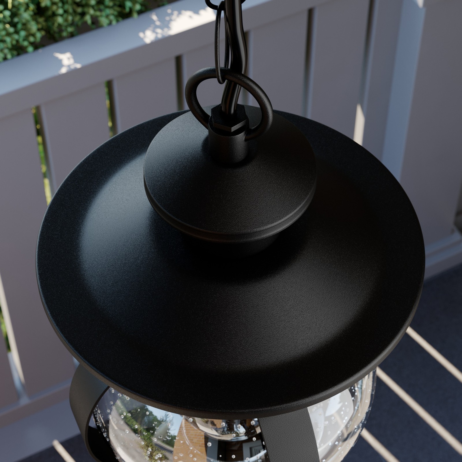 YD158-Waterproof outdoor semicircular LED pendant lamp