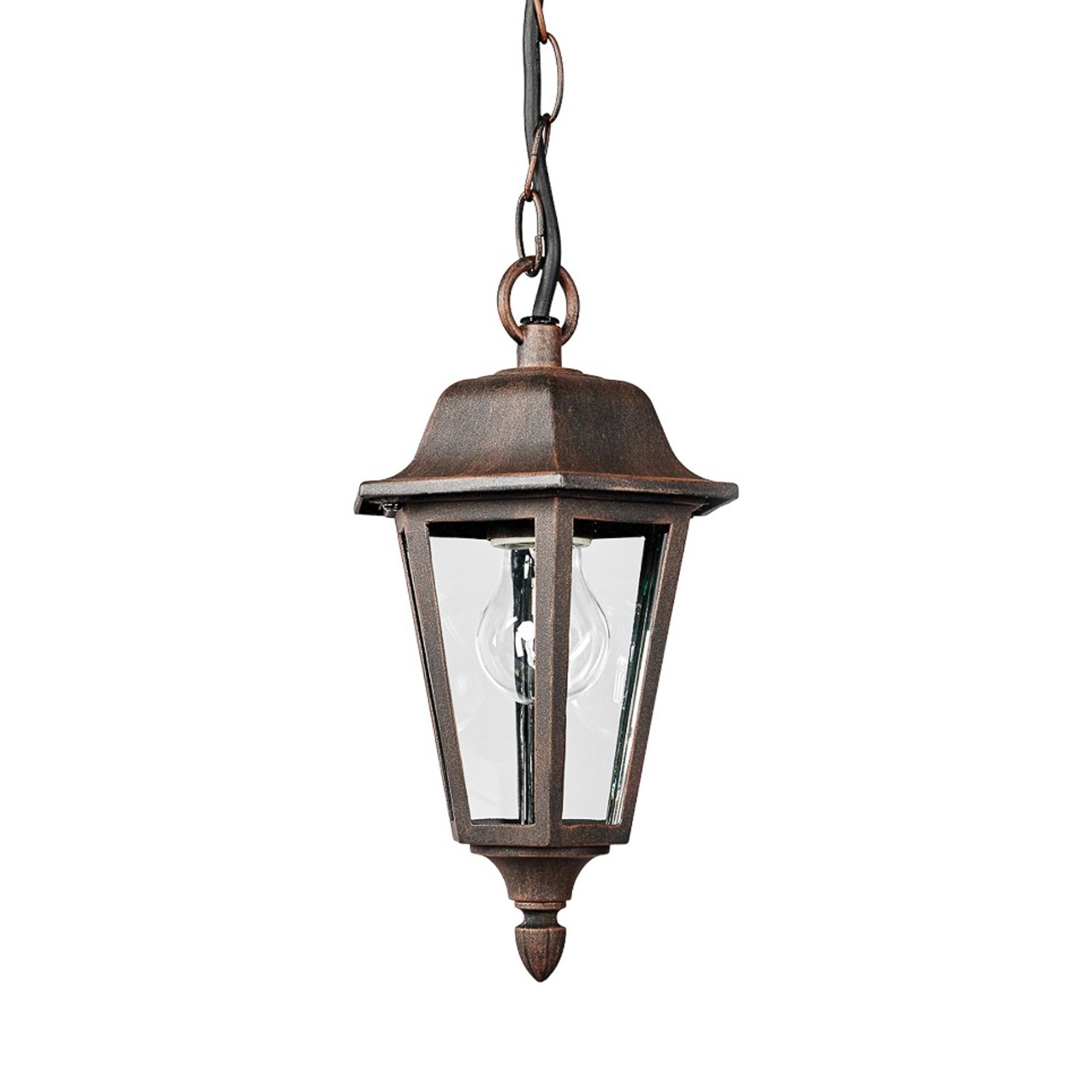 YD148-Rust Brown LED Outdoor Waterproof Pendant Light