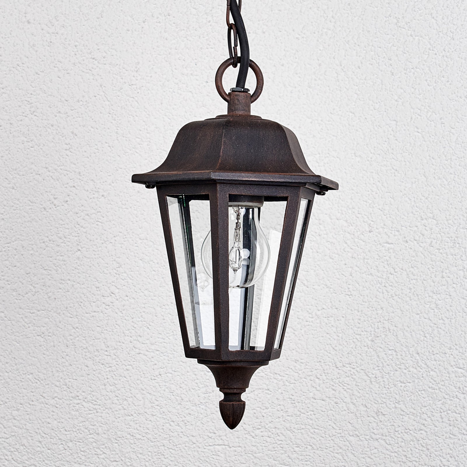 YD148-Rust Brown LED Outdoor Waterproof Pendant Light