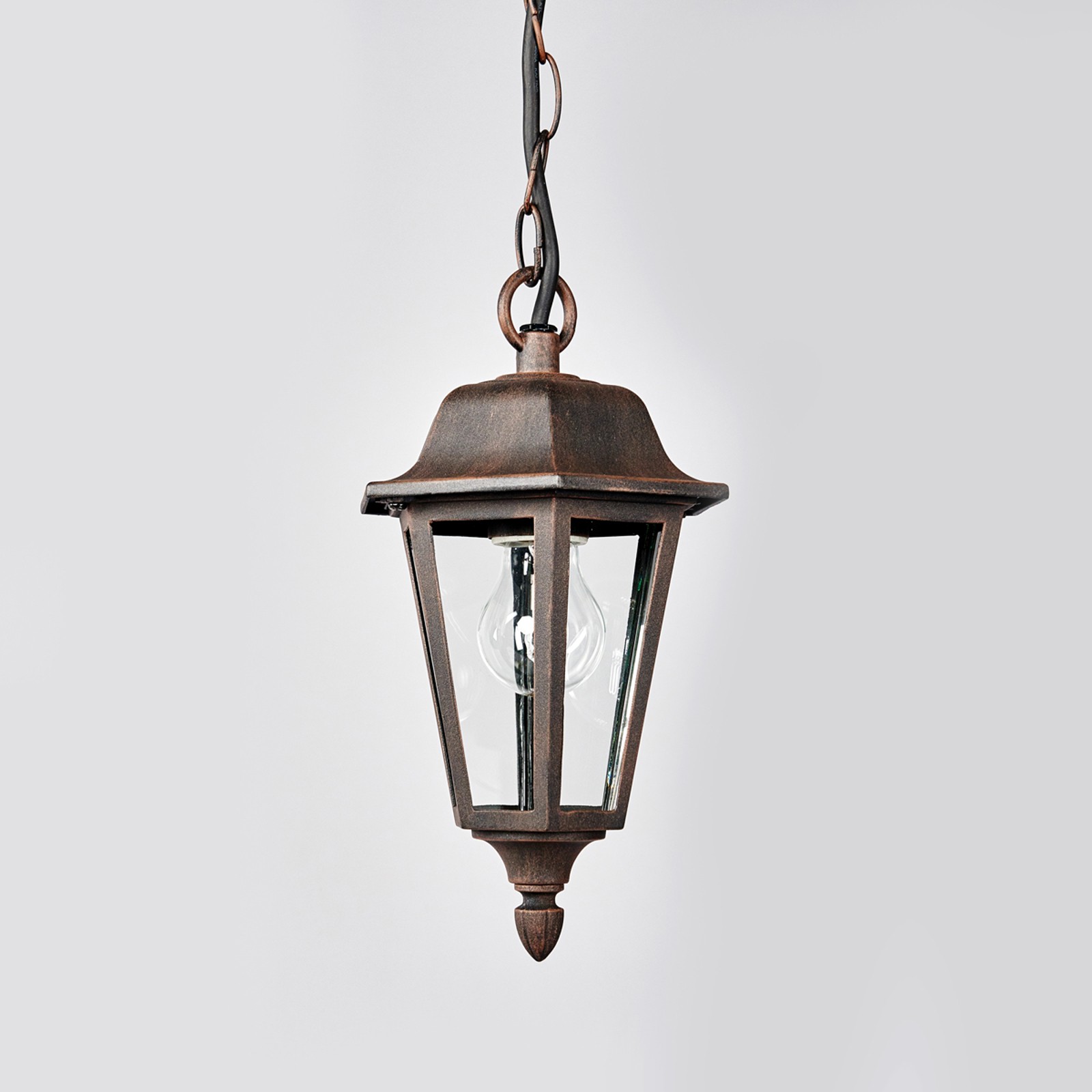 YD148-Rust Brown LED Outdoor Waterproof Pendant Light