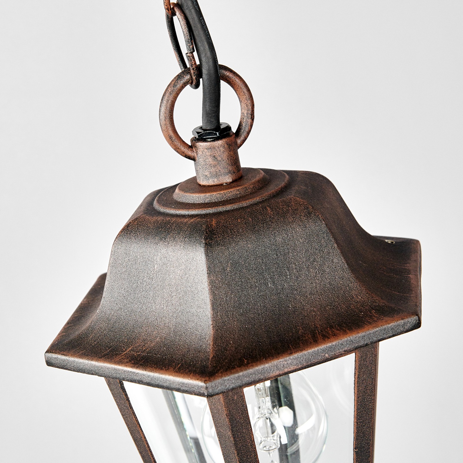 YD148-Rust Brown LED Outdoor Waterproof Pendant Light