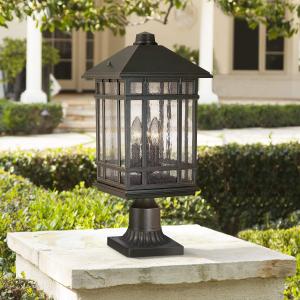 YD116-Frosted Bronze Outdoor Waterproof Pillar Lamp