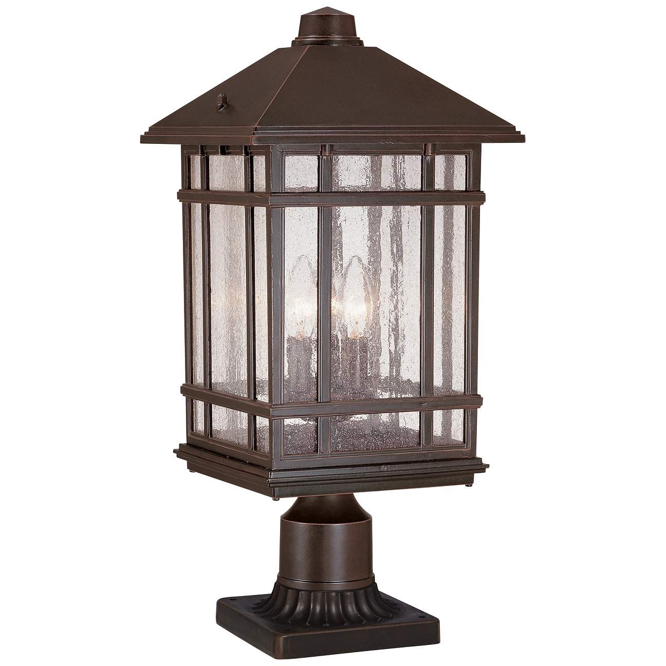 YD116-Frosted Bronze Outdoor Waterproof Pillar Lamp