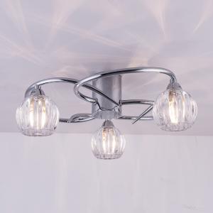 Wave refraction glass ceiling lamp