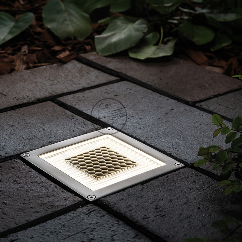 YD14-Square box solar recessed underground light