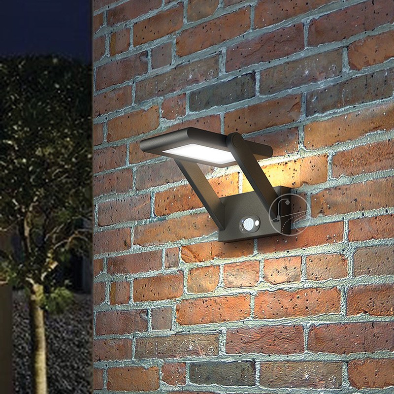 YD30-Outdoor induction solar wall light