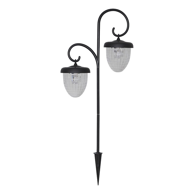 YD56-Outdoor solar double head floor lamp