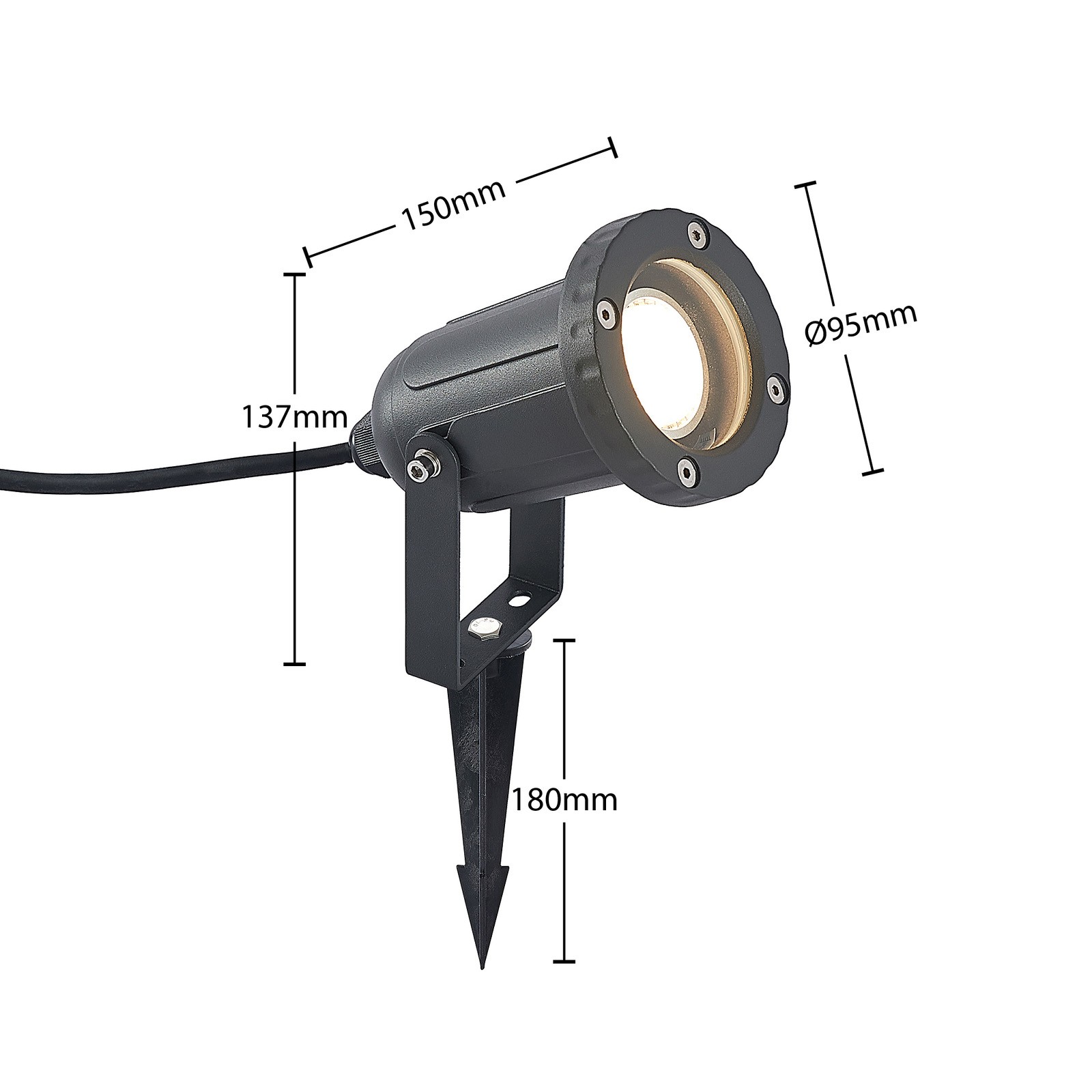 YD98-Outdoor waterproof IP65 floor nail spotlight