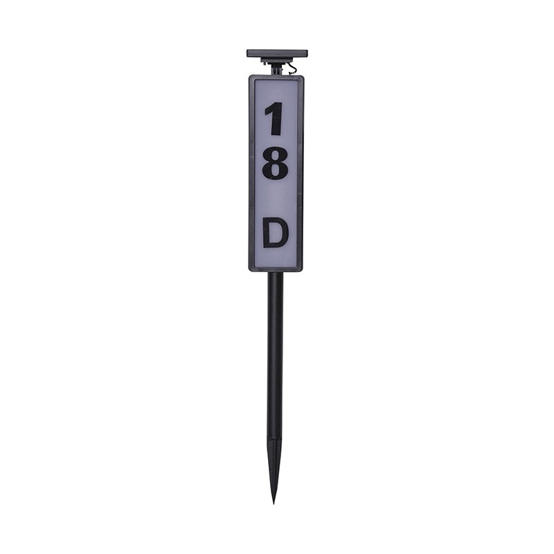 YD55-Outdoor waterproof LED solar street light with house number display