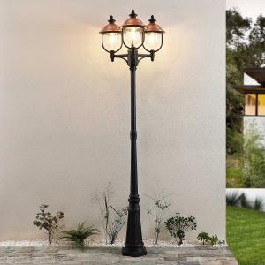 YD30-Vintage 3-head E27 bulb outdoor Garden lamp