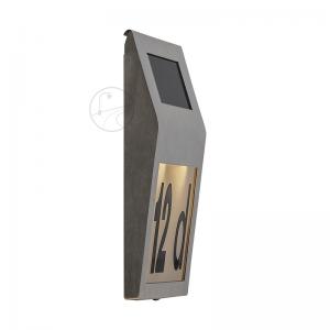 YD23-Waterproof outdoor LED solar house number light