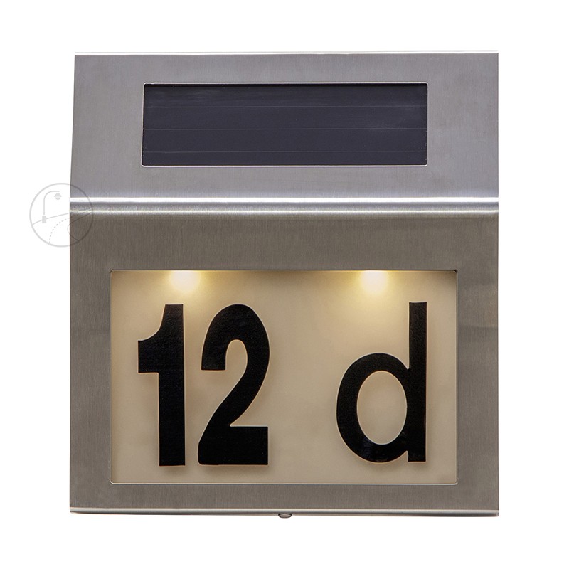 YD23-Waterproof outdoor LED solar house number light