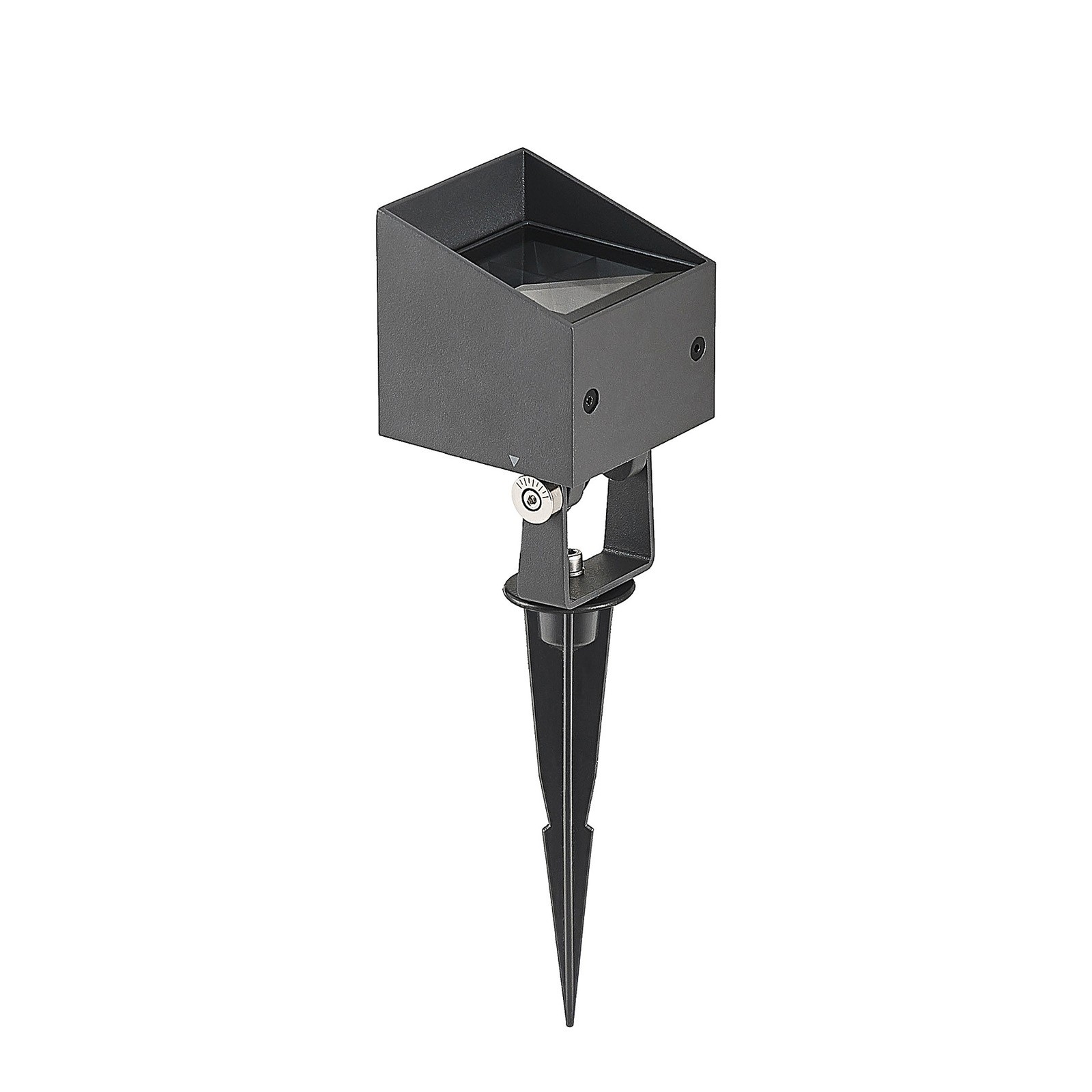 YD100-LED outdoor spotlight with grounding stud and plug cable