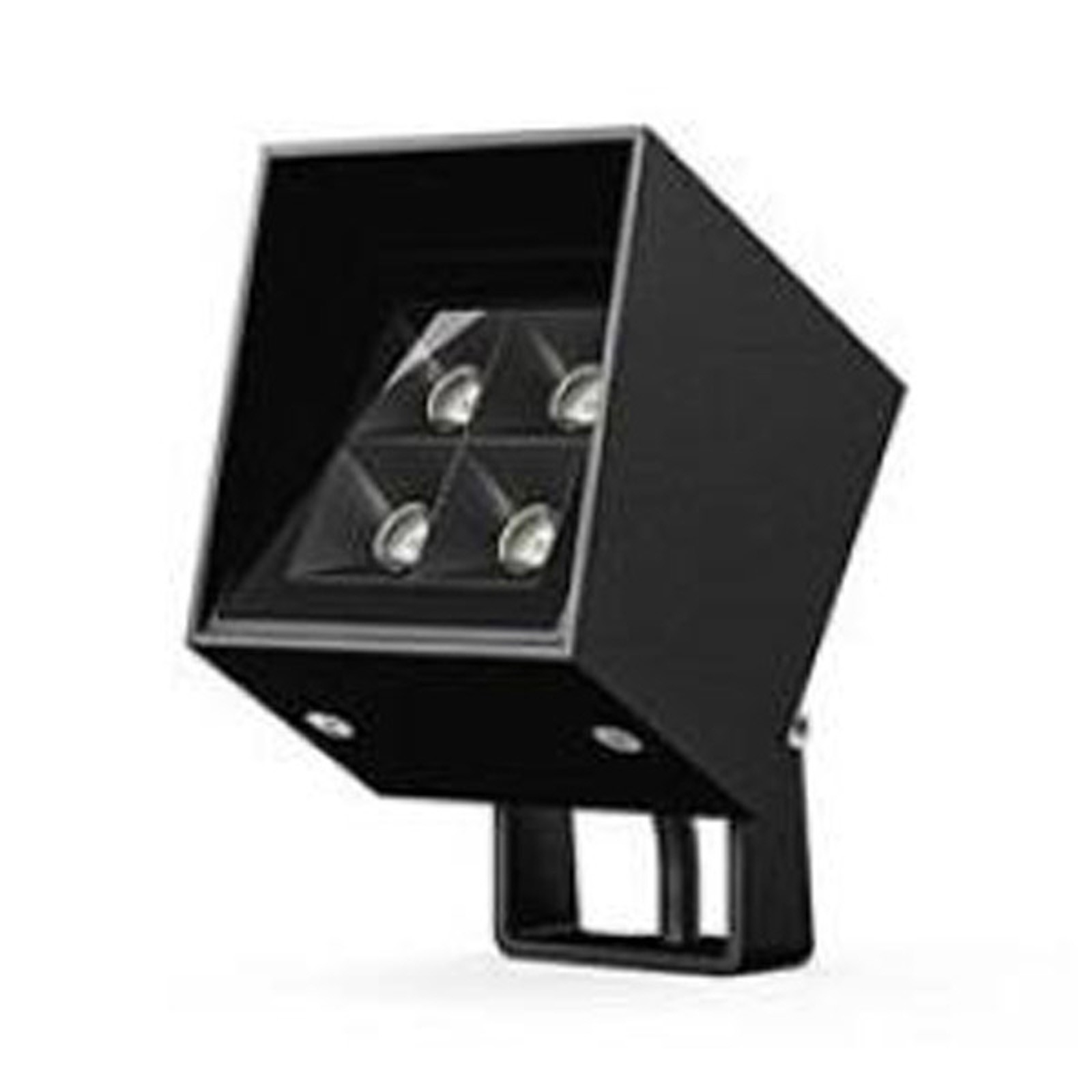 YD100-LED outdoor spotlight with grounding stud and plug cable