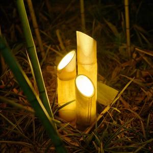 YD12-Bamboo Culm Shaped Resin LED Stake Light Modern